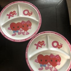 Kids Heart Plates