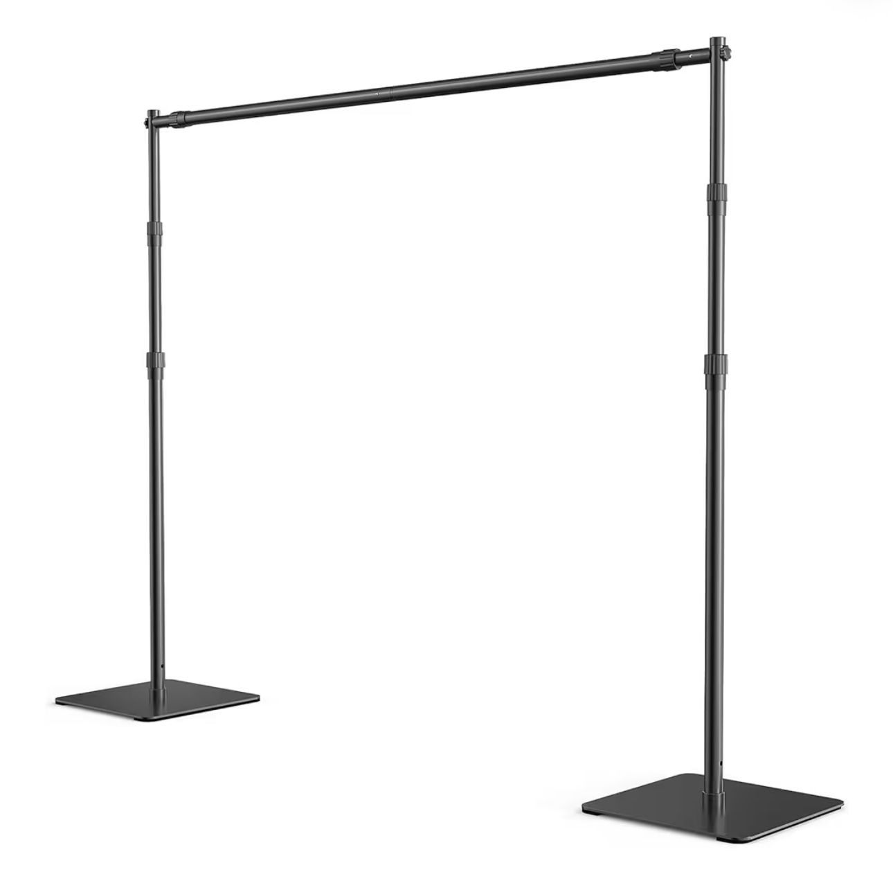 ShowMaven Backdrop Stand Heavy Duty (8x10 ft) Black Adjustable