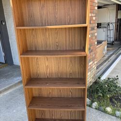 Wooden Bookshelf