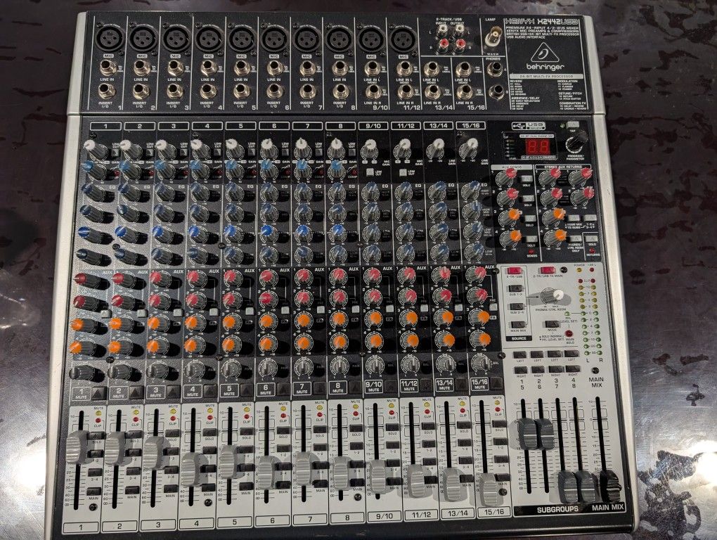 Behringer XENYX X2442USB Audio Mixer