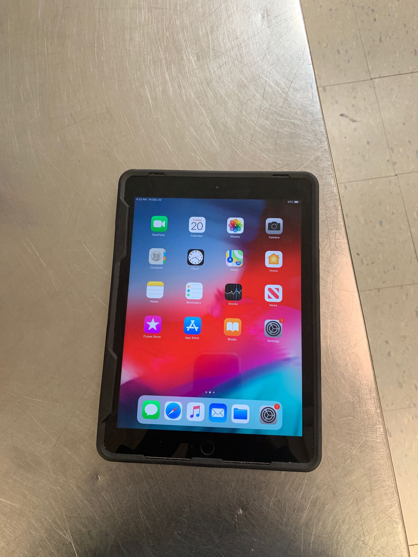 Apple iPad 6th generation model MR7F2LL/A $279or layaway for $40 down. With case