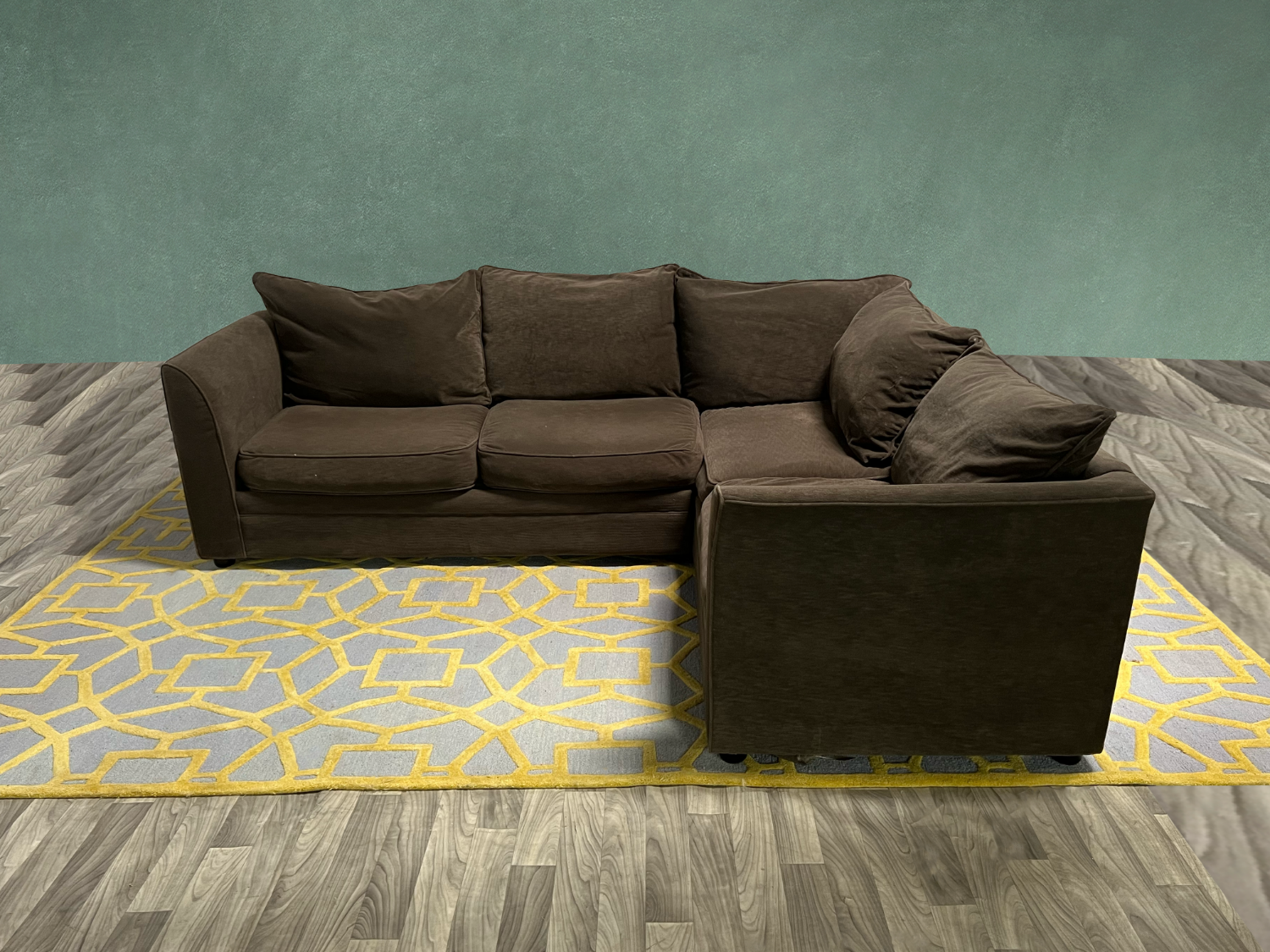 ( Delivery Available ) Modern Corner Sectional Couch