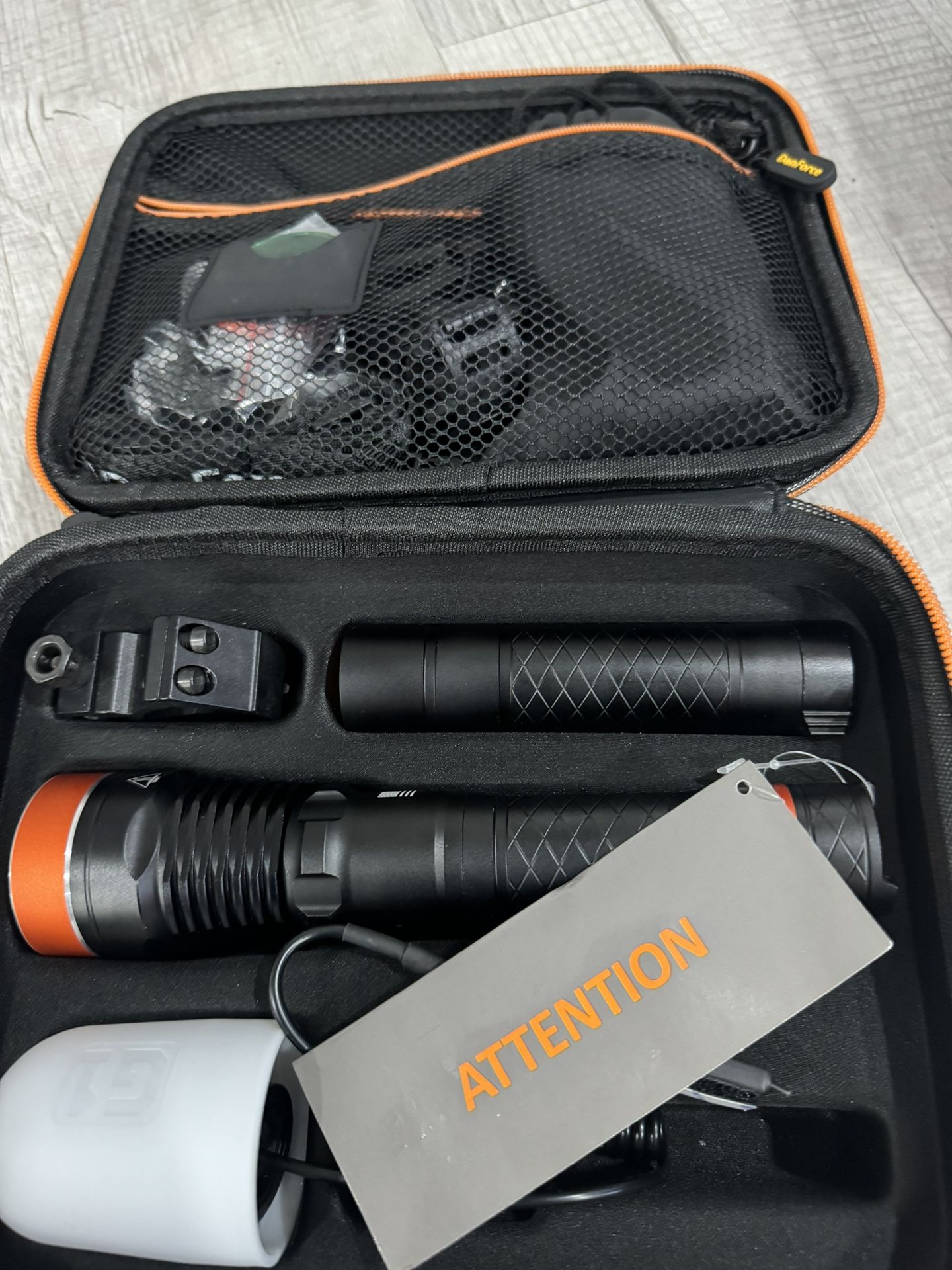 DanForce Rechargeable LED Flashlight - Worldwide Tactical FlashLight, World's First Modular Flashlight, High-Power 1080 Lumens, (G1)