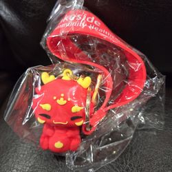 NEW cute year of the dragon lunar new year Auspicious red keychain toy