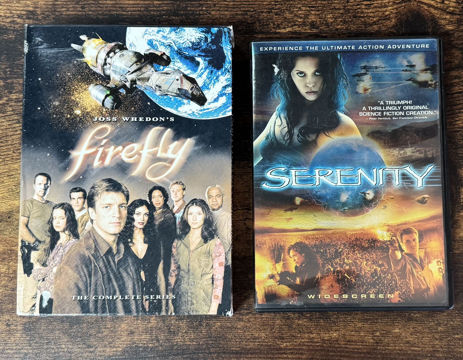Firefly Complete Series and Serenity Movie DVDs $5 for All