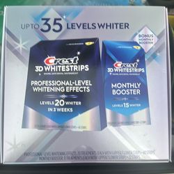 Crest white strips 40 strips and 22 strips