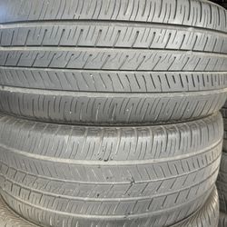 2 used tires 215/55r17 Yokohama 🤑free installation ‼️