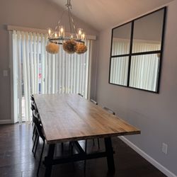 Ikea SKOGSTA dining Table Set