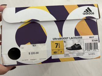 Adidas UltraBOOST Laceless Size 7.5