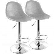 Set of 2 Adjustable Bar Stools