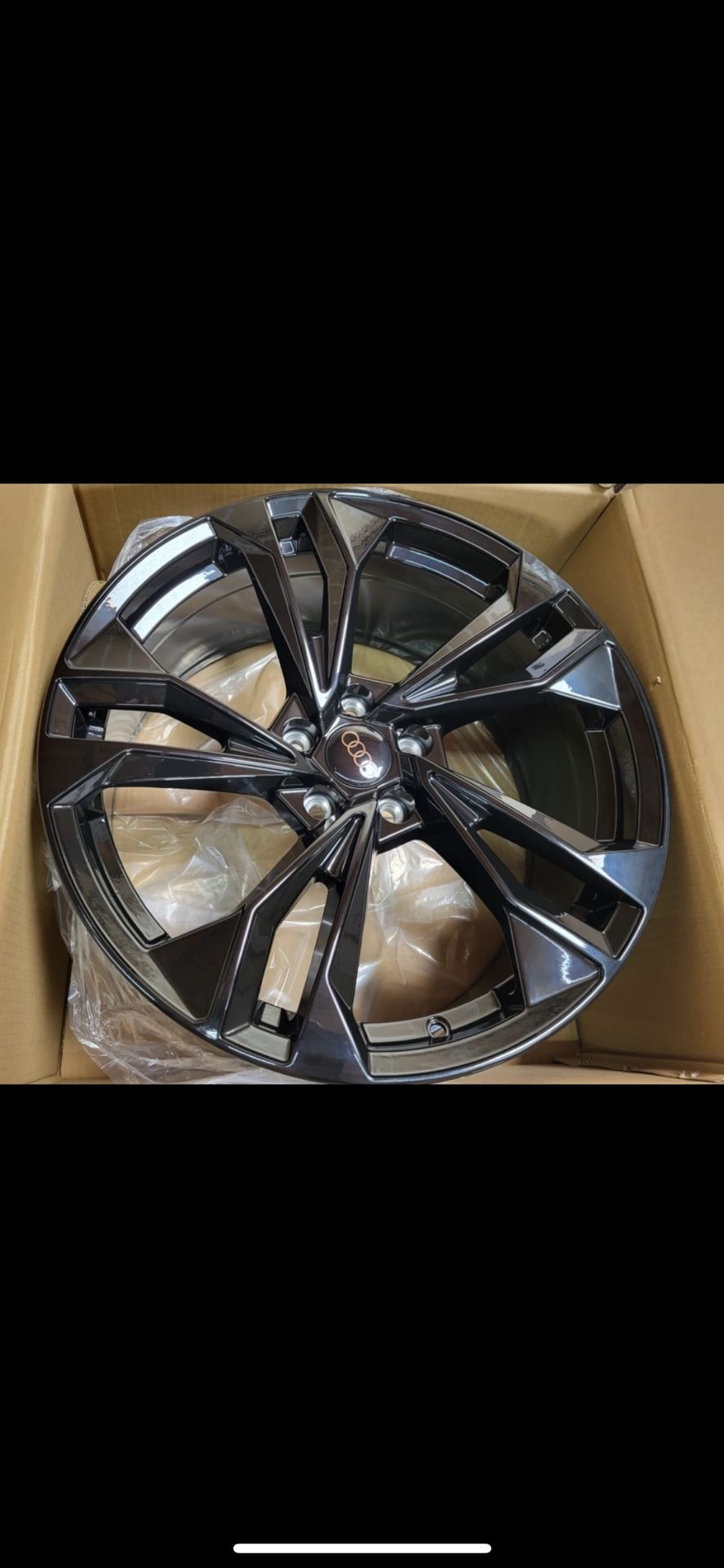 Audi 20” New Blk RS Style Rims Tires Set