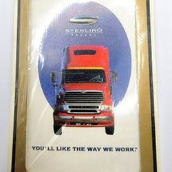 NIB Vintage Sealed Sterling Trucks Playing Card deck - Big Rig Trucking Gemaco!