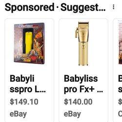 SELLING BABBYLISSPRO ANDY AUTHENTIC NEVERBEEN USED BRAND-NEW