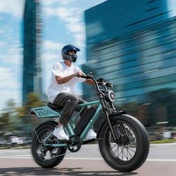 Brand New Fat Tires Ebike, 38+mph with Warranty 