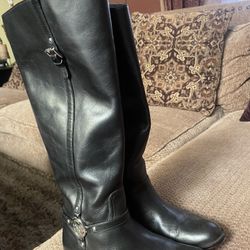 Coach black boots 
