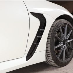 Car Front Fender Side Air Flow Fender Vent Cover Trim Compatible for Subaru BRZ Scion FR-S Toyota GT86