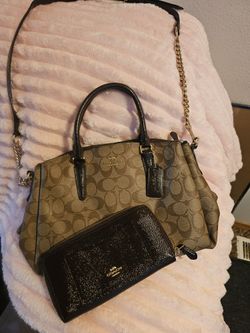 coach purse and wallet