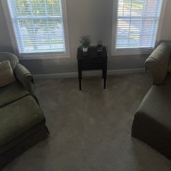 Chaise Lounge With Chair And Ottoman 