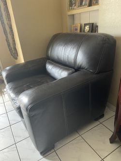 Leather Seat Sofa