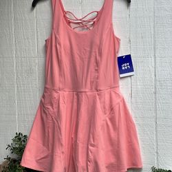 Womens Tennis Dress Built in Shorts & Bra Athletic Golf Active