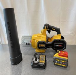 💨DEWALT FLEXVOLT 600cfm/125mph Blower  +9ah Battery&Charger