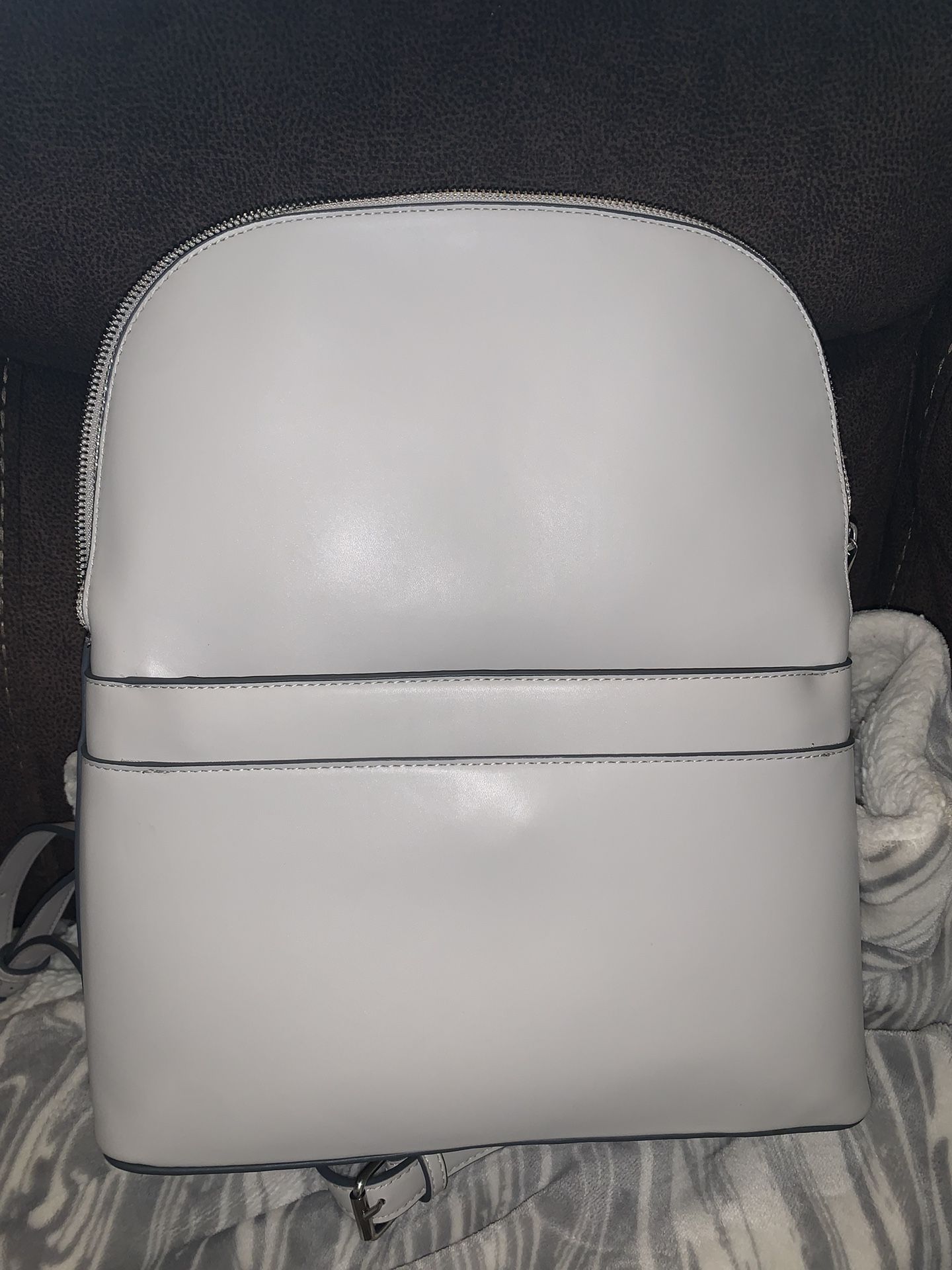 Faux Leather Backpack