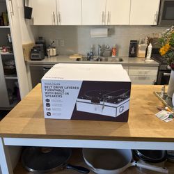 BRAND NEW vinyl Record Player 