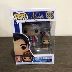 FUNKO POP ALADDIN of Agrabah With ABU #538