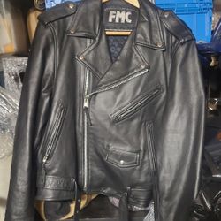 FMC Leather Motorcycle Jacket