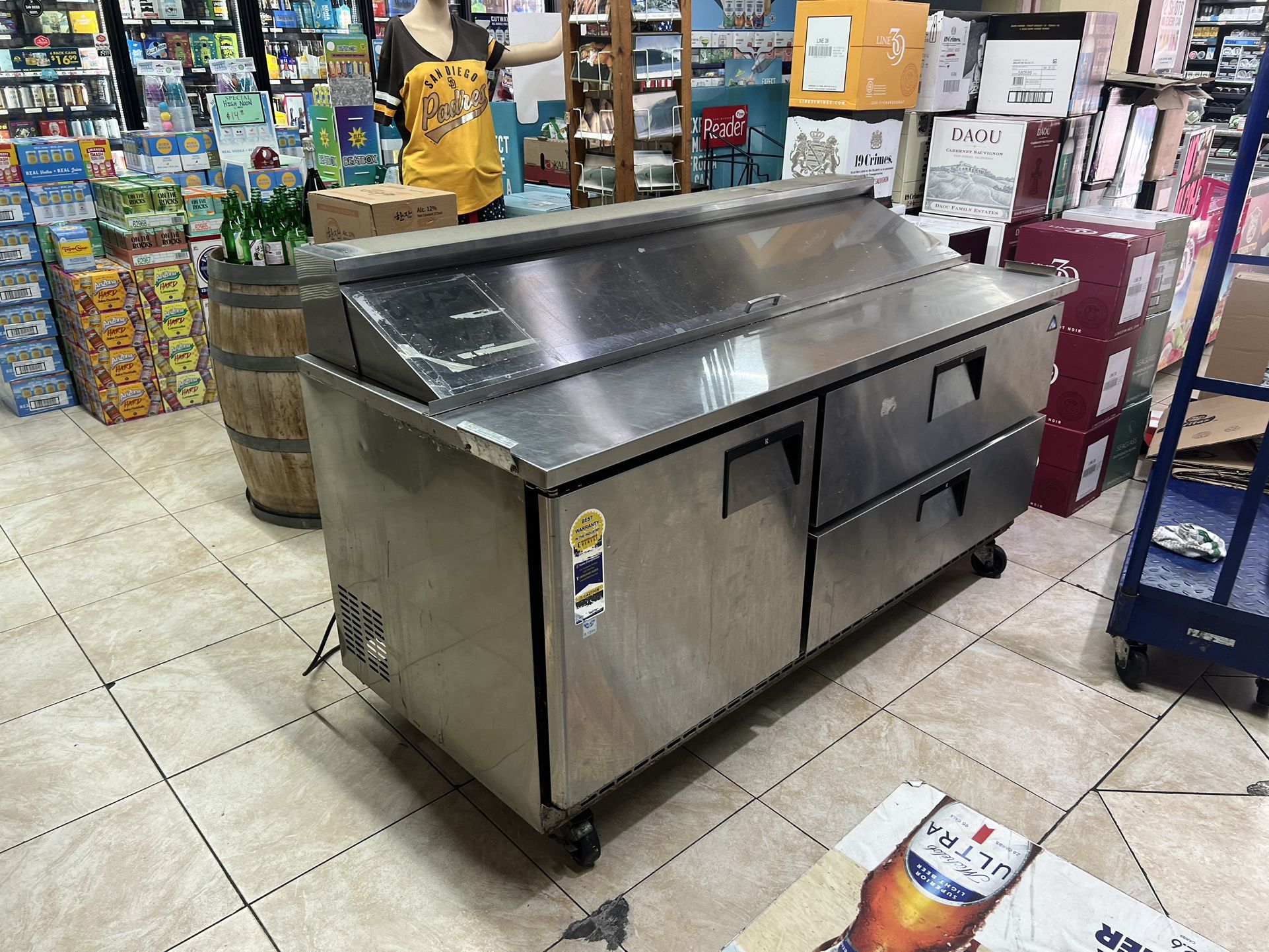 EVEREST REFRIGERATION Prep Food Table