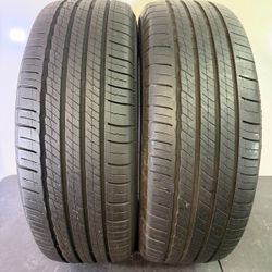 V682  235 55 20 102H  Michelin  Primacy Tour A/S  2 used tires 75%-80% life 