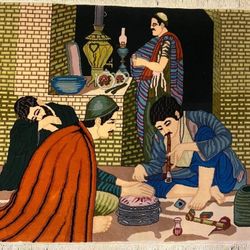 Wool Persian Handmade Wallrug 