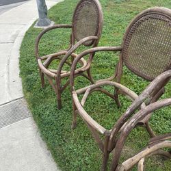 Bent Wood Chairs  Good Refinishing Project .$15 Each There Are Three 