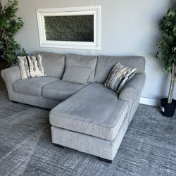 Gray Sectional Chaise - Free Delivery