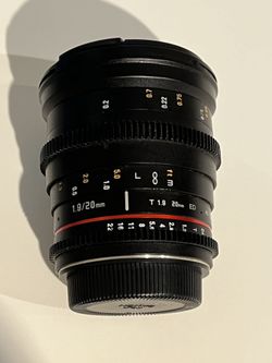 Rokinon 20mm T1.9 Cine DS Lens for Canon EF