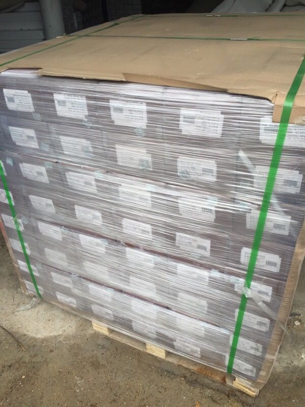 Pallet of laminate
