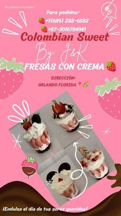 Fresas con Crema