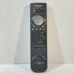 Panasonic Remote (rare) VHQS1497 —TESTED—Works Great—Fits Many Panasonic VCR’s and some Panasonic DVD Players-Demonstration Available 