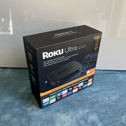 Roku - Ultra 4K Streaming Media Player with Enhanced Voice Remote - Black NEW