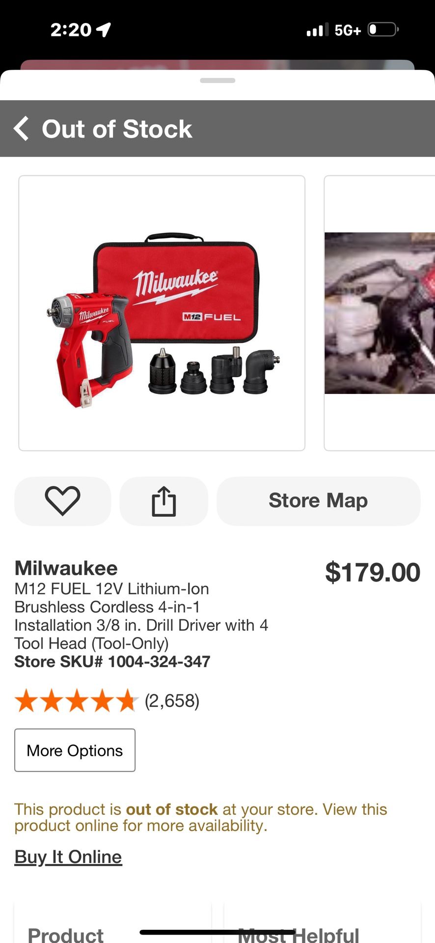 Milwaukee Fuel M12 3/8 Drill Driver