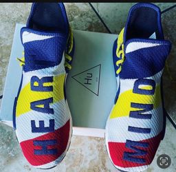 Pharrell William NMD Hu  Billionaire Boys Club Multi Color, Size 11 