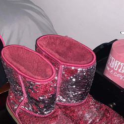Glitter Maroon Uggs