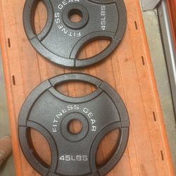 Barbell And Weight Set