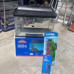 10 Gallon Aquarium starter kit 
