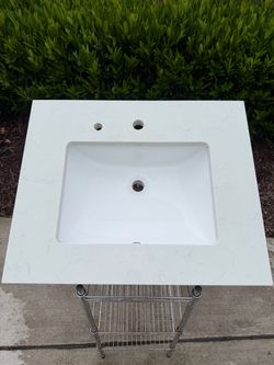 Sink with countertop