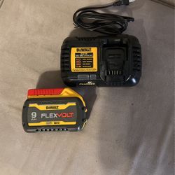 DeWalt 9ah FlexVolt 20v 60v Battery DCB1106 6amp Charger for