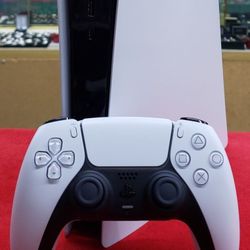 Sony PS5 825GB Digital Edition Video Game System with Controller & Plugs - Playstation 5 - Working