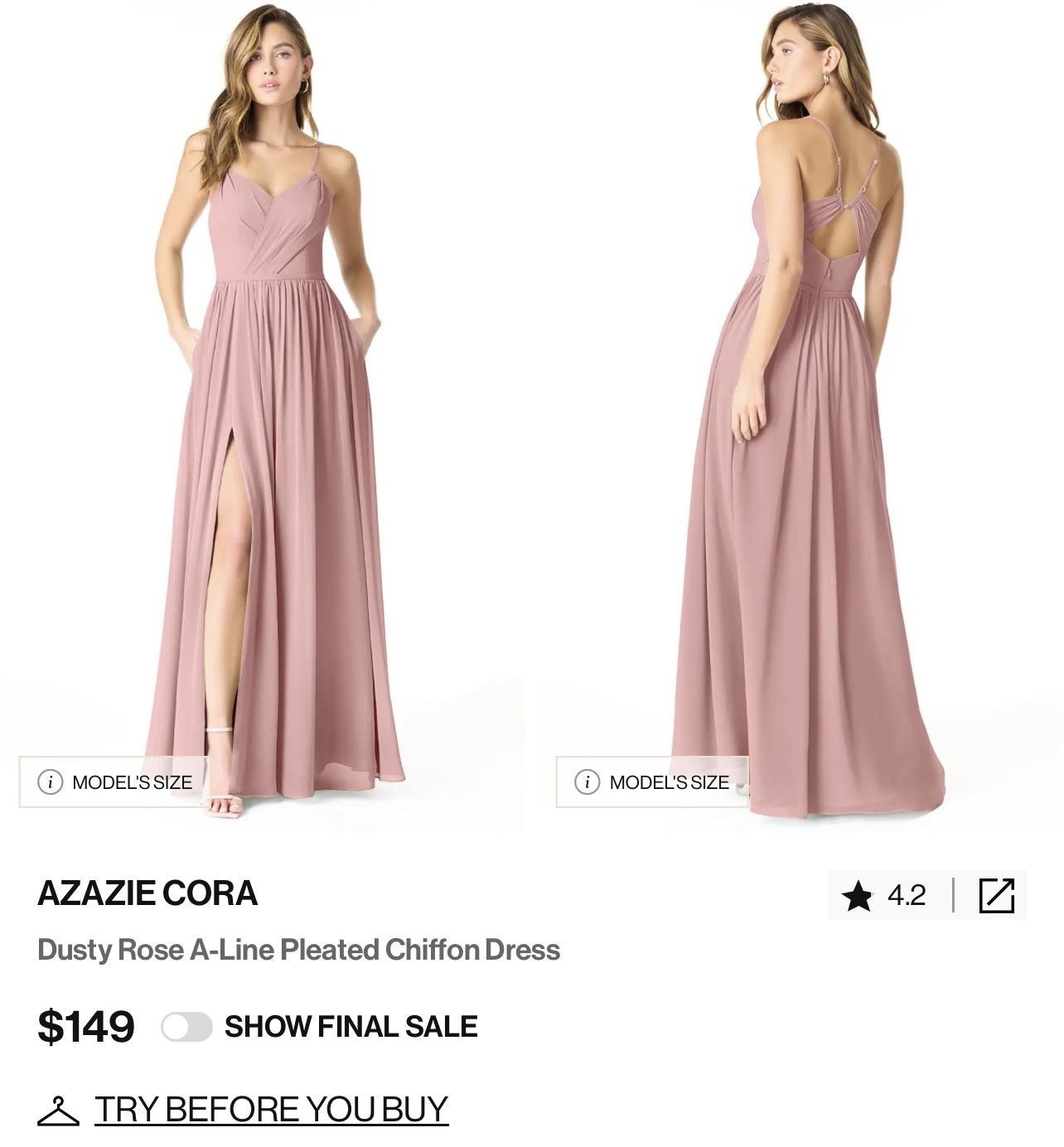 Azazie Dress