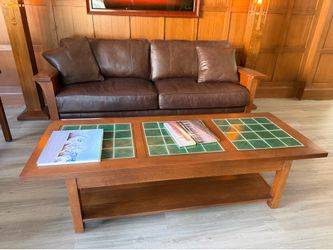 Stickley Tile Top Table