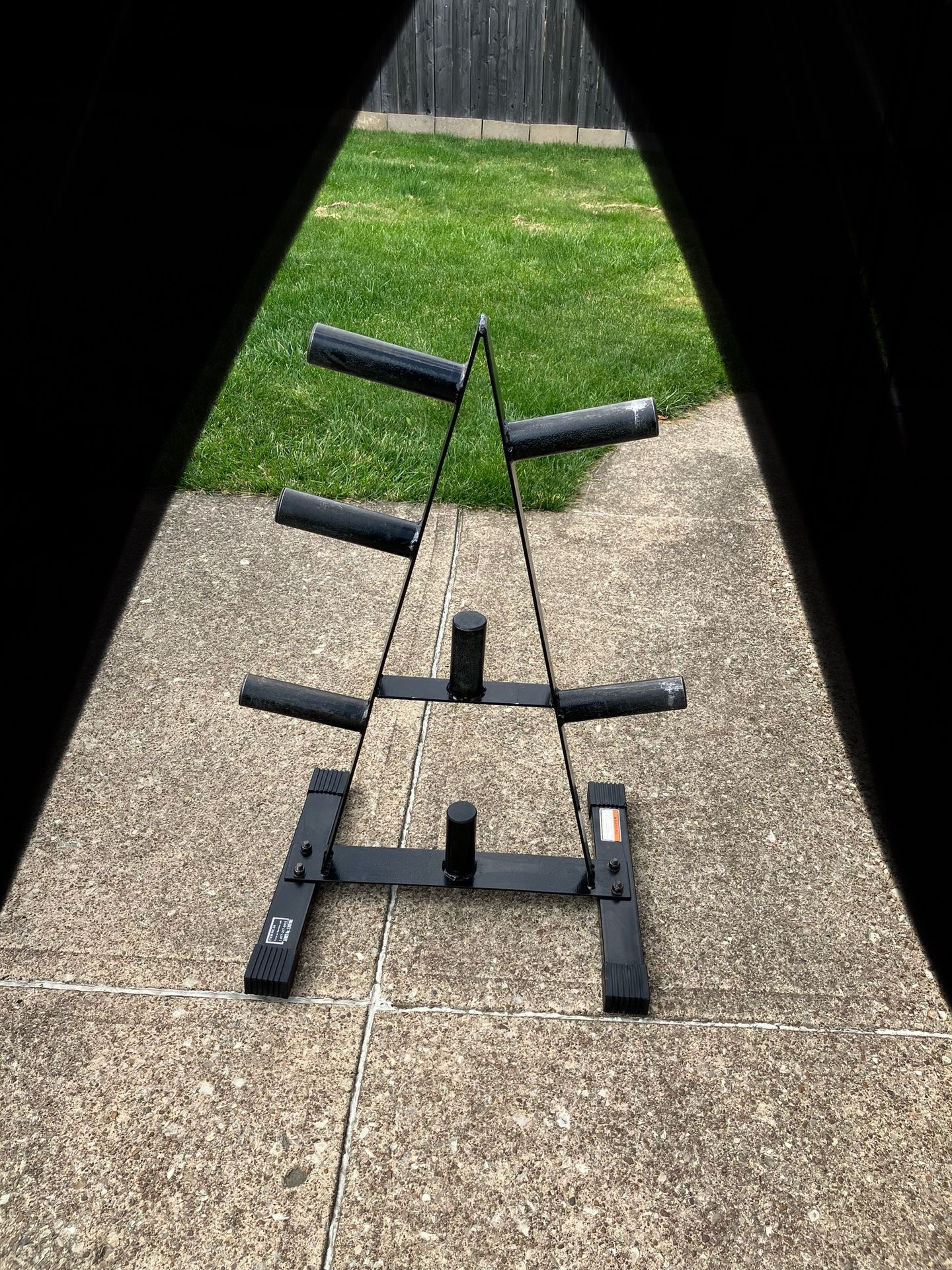 Olympic 2” hole weight Plate rack tree weights plates storage holder Bumper Bumpers All Metal Large